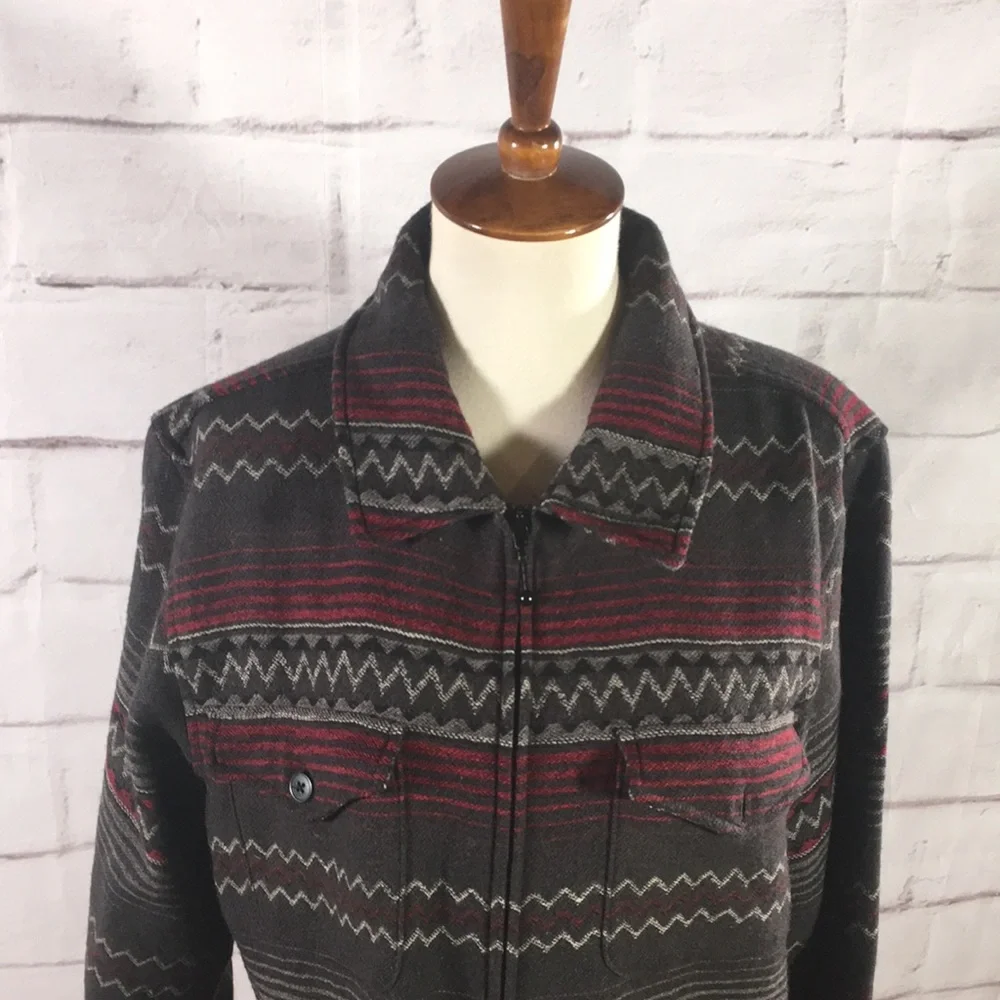 Woolrich Wool Aztec Shacket - Picture 3 of 9